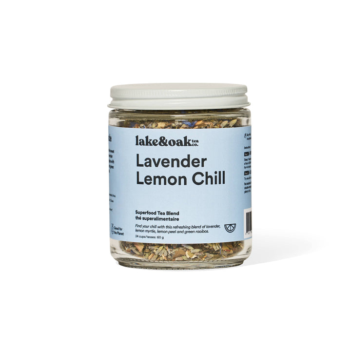 Lavender Lemon Chill - Superfood Tea Blend Jar