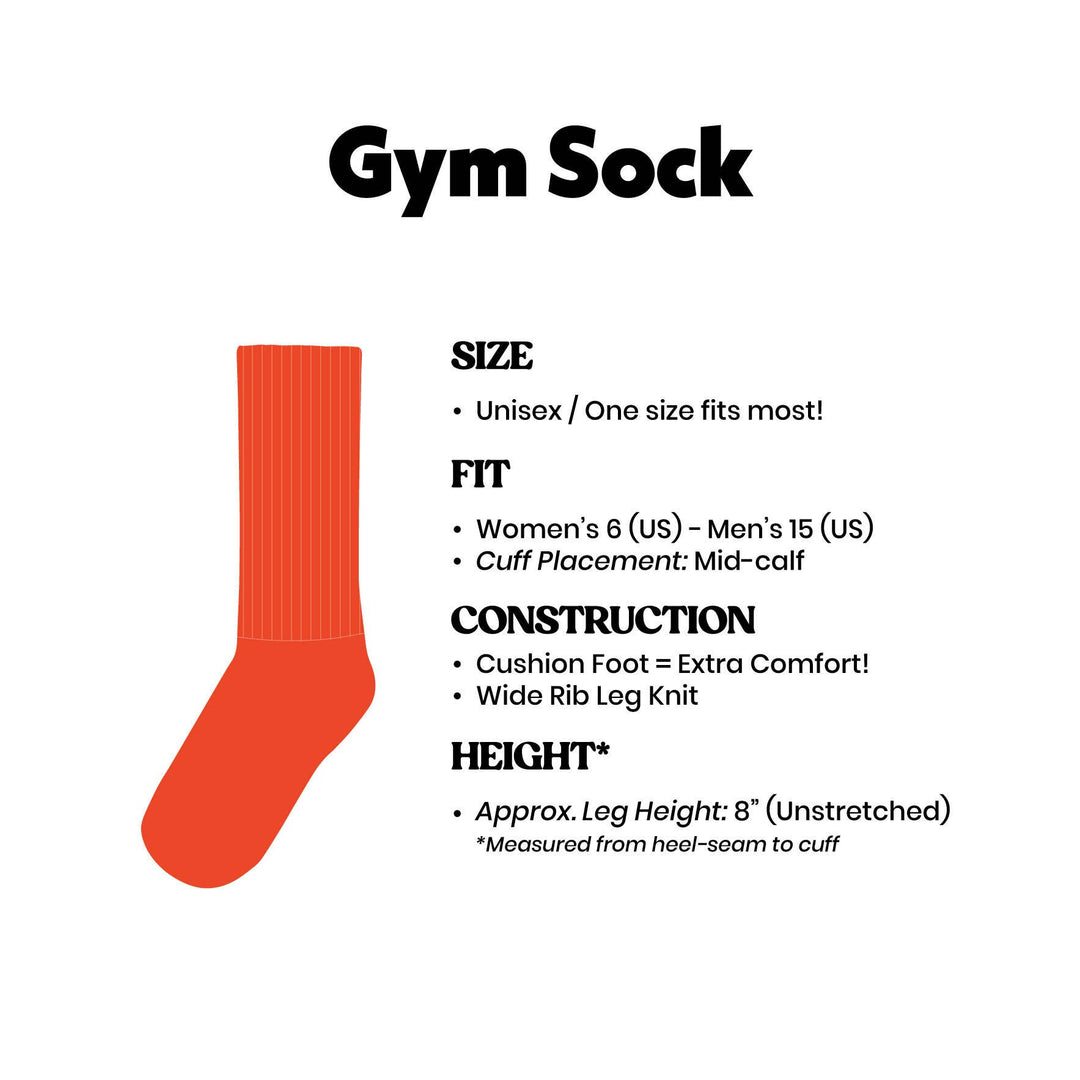 Pickleball Pro Gym Crew Socks