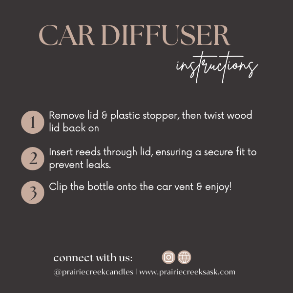 BACK PORCH BOURBON | NON TOXIC VENT CLIP CAR DIFFUSER