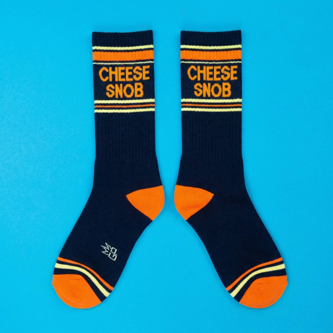 Cheese Snob Gym Crew Socks