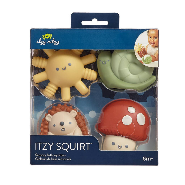 Itzy Squirt 4-Pack of Soft Bath Toys