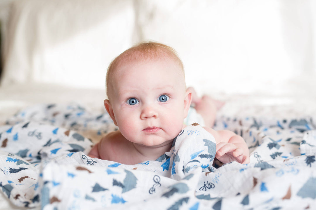 Muslin Swaddle Blanket – Mountain Top  