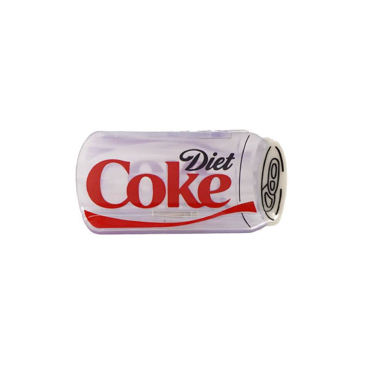 Coke Can Hair Claw Clip: White