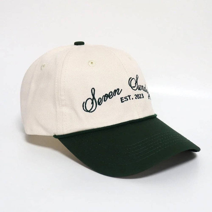 Dad Hat - Green/White