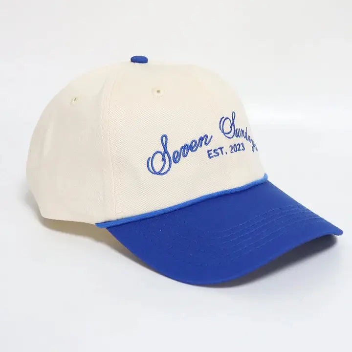 Trucker Hat- Blue/White