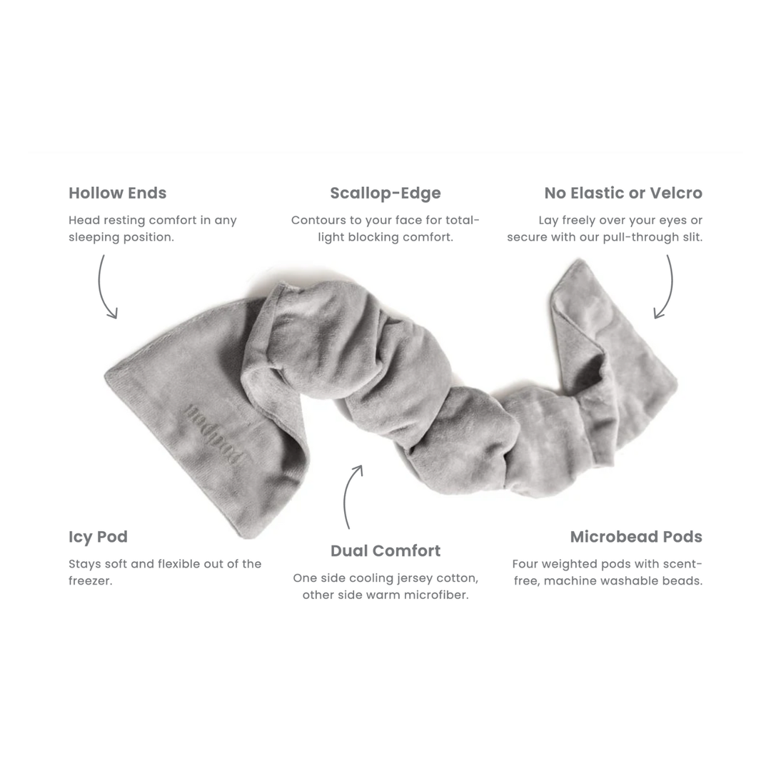 Weighted Sleep Eye Mask - Bone
