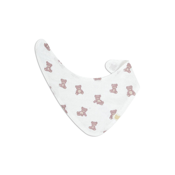 3 Pc Pack Muslin Bandana Bibs One Size- Pink