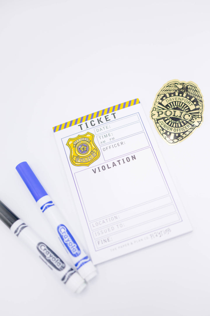 Playtime Pad® Police Ticket Violation