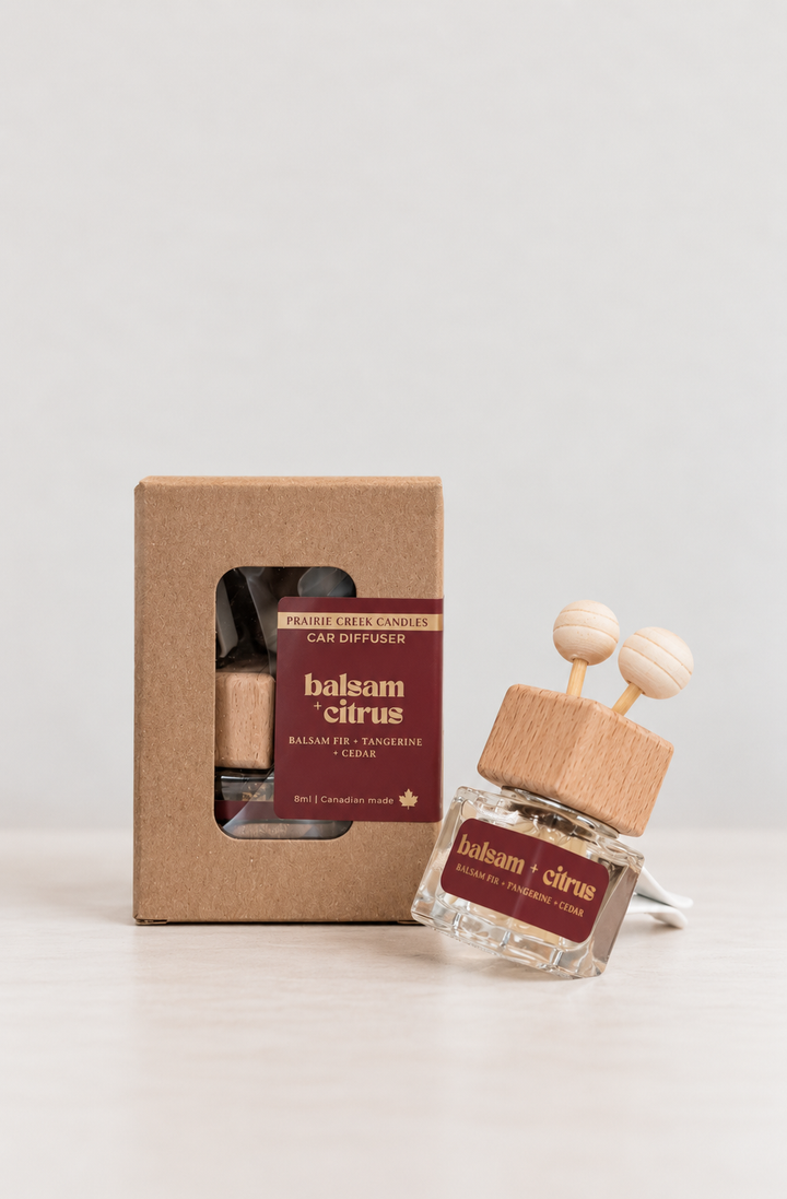 BALSAM & CITRUS | NON TOXIC VENT CLIP CAR DIFFUSER | HOLIDAY COLLECTION