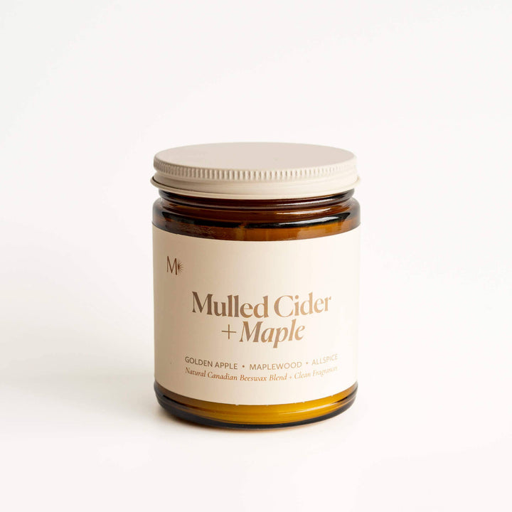 Mulled Cider + Maple | Canadian Beeswax Candle