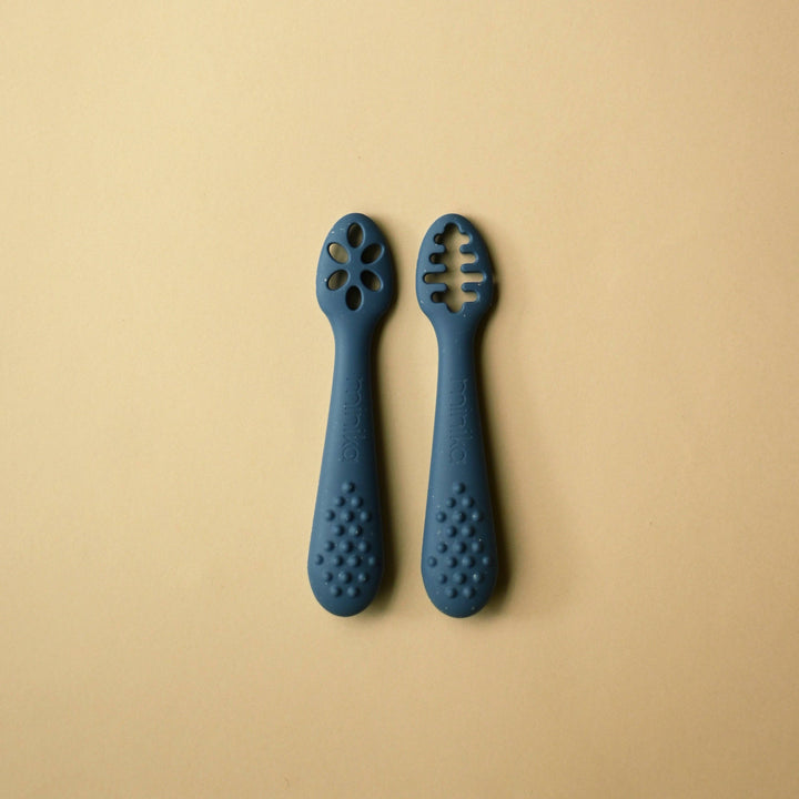 Learning spoons - Indigo