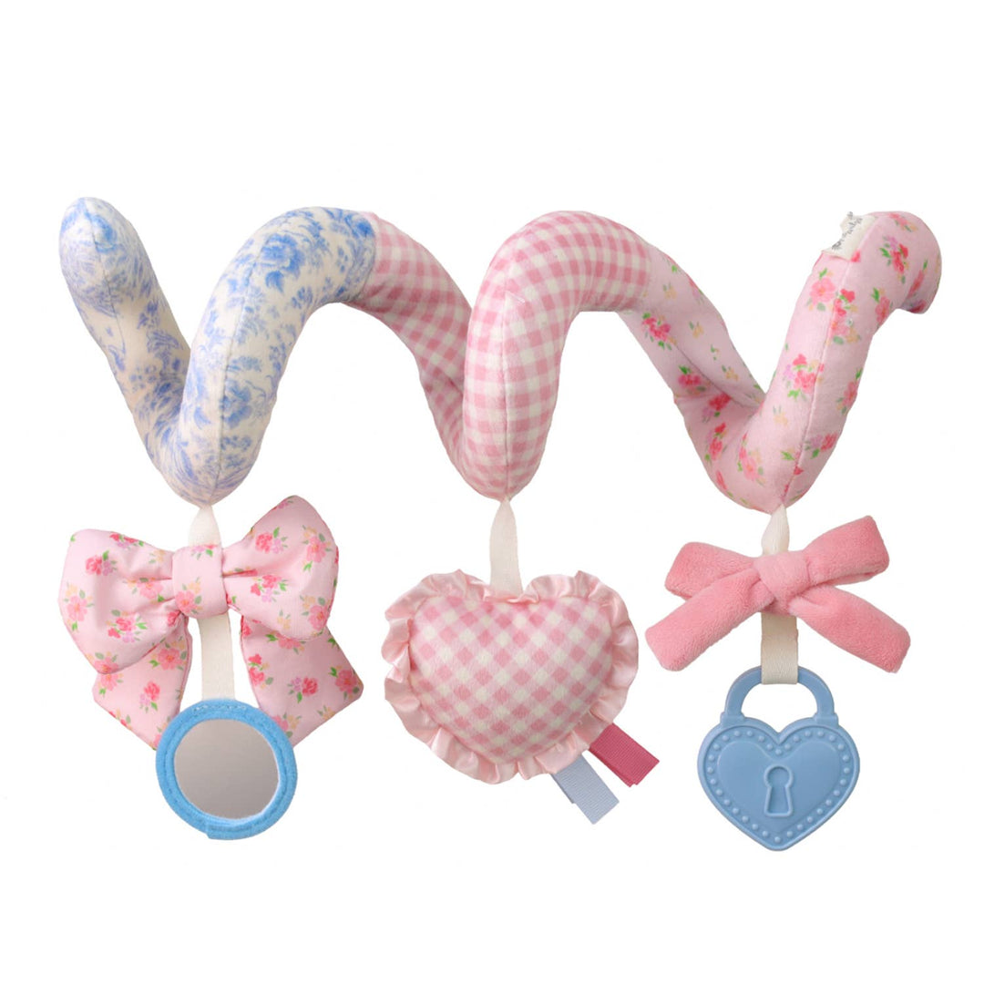 Itzy Bitzy Spiral Car Seat Activity Toy: Coquette
