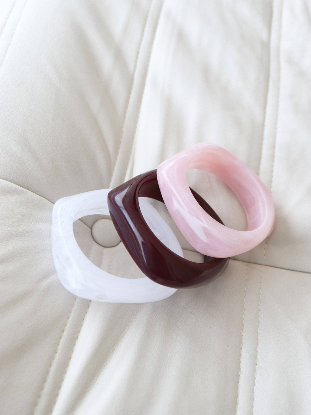 Cuff Bangle in Wine
