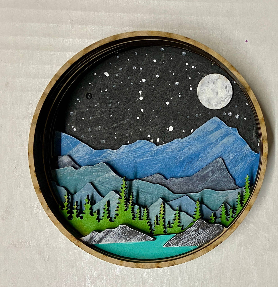 The Rocky Mountains Shadow Box Kit