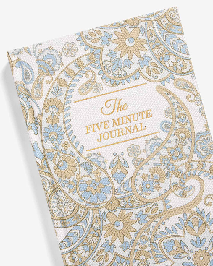 The Five Minute Journal Blue Paisley | Exclusive Print