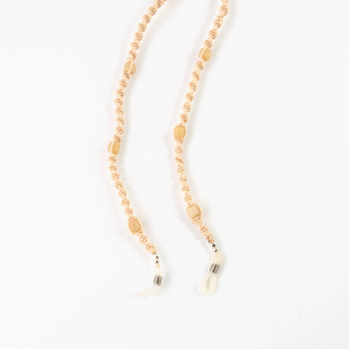 Hyam Beach Sunglass Chain: Beige