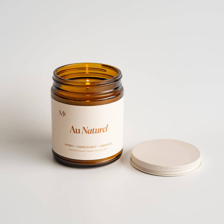 Au Naturel | Unscented Beeswax Candle