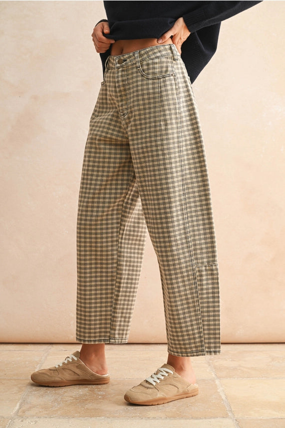 The Arc Checkered Barrel Pants