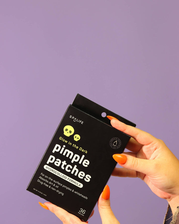 Glow in the Dark Skull Pimple Patches