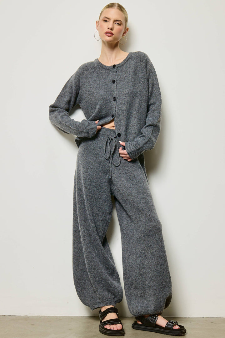 Knit Cardigan: Shadow