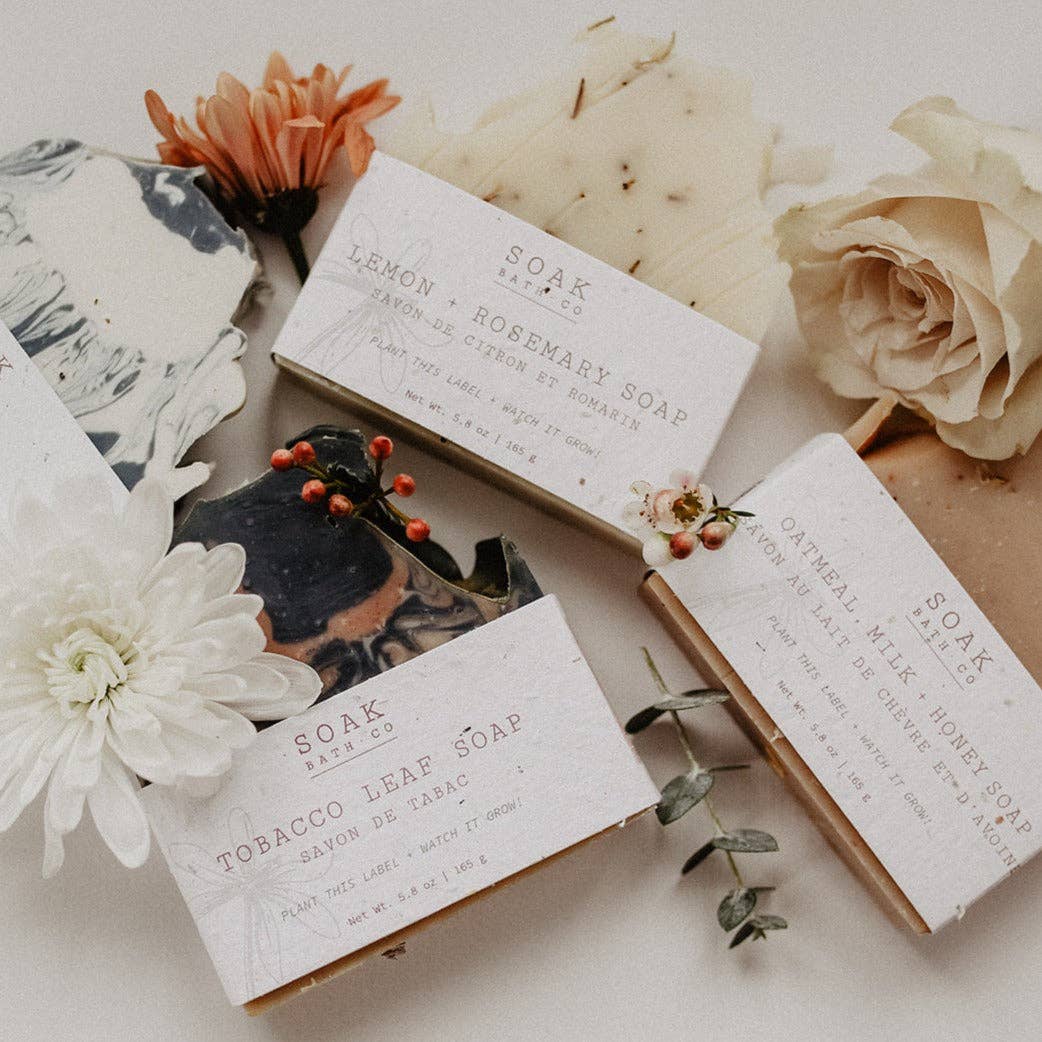 Lemon and Rosemary Soap Bar - Made in Canada