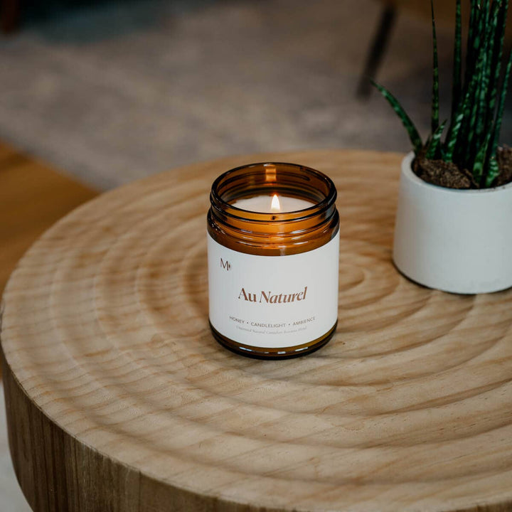 Au Naturel | Unscented Beeswax Candle