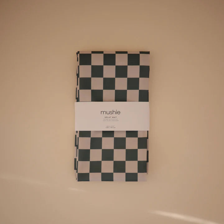 Splat Mat- Olive Check