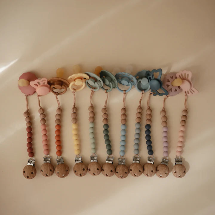 Silicone Pacifier Clip- Eva