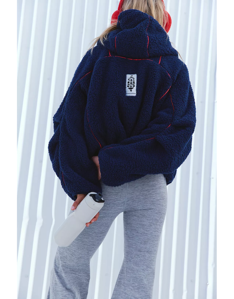 FREE PEOPLE MOVEMENT Free Flow Fleece in Midnight Navy