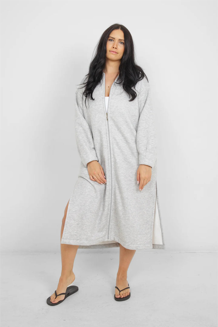 THE RAILS | Zip Up Robe With Hood