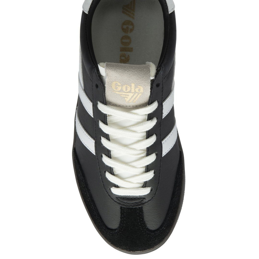 Gola Cyclone Leather Sneakers Black | White