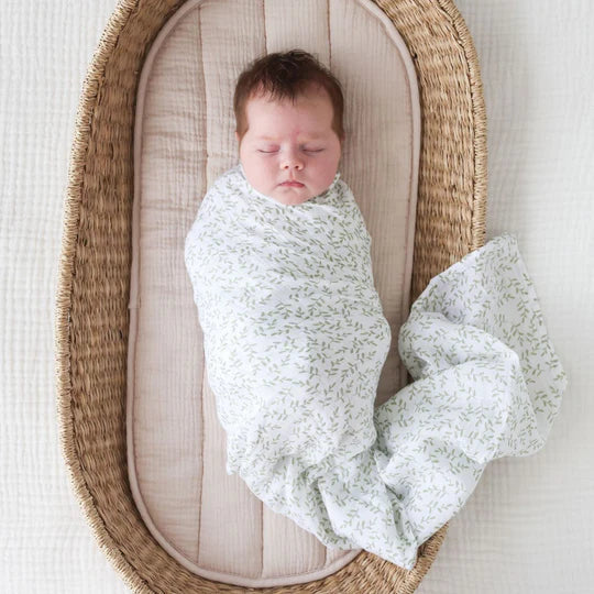 Greenery Muslin Swaddle