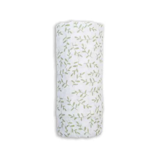 Greenery Muslin Swaddle
