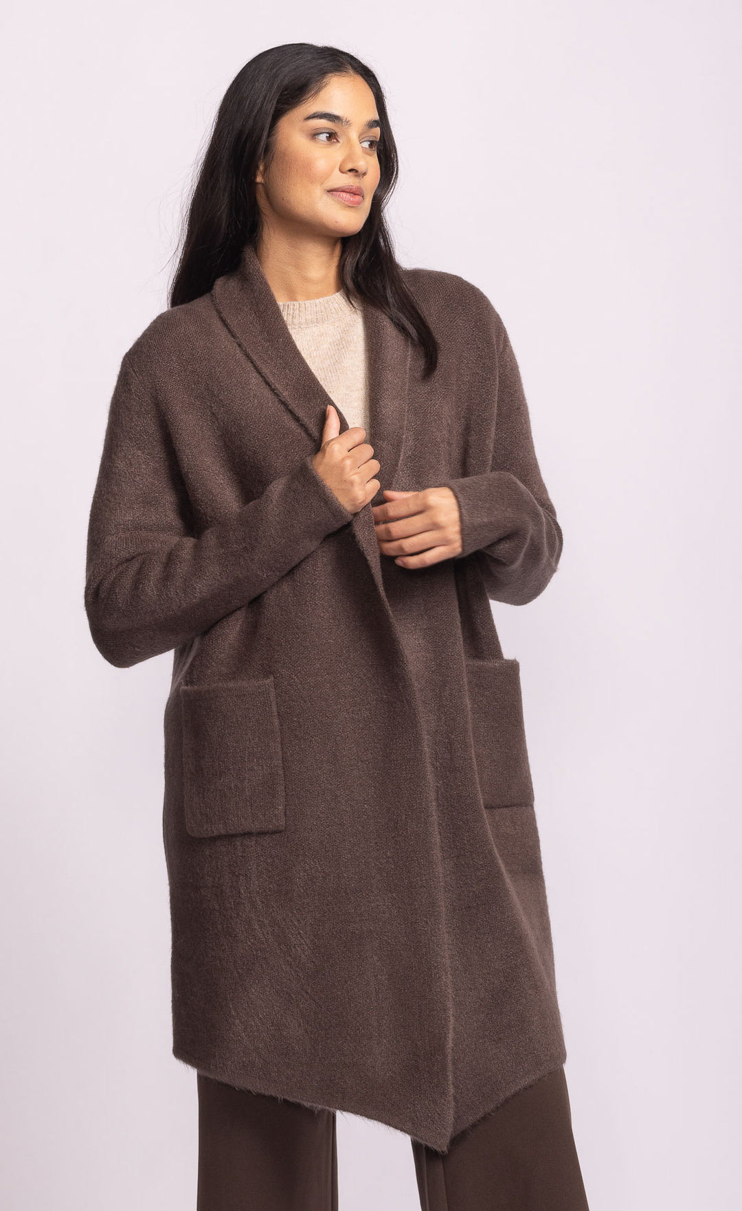Stockport Cardigan Jacket - Swiss Chocolate