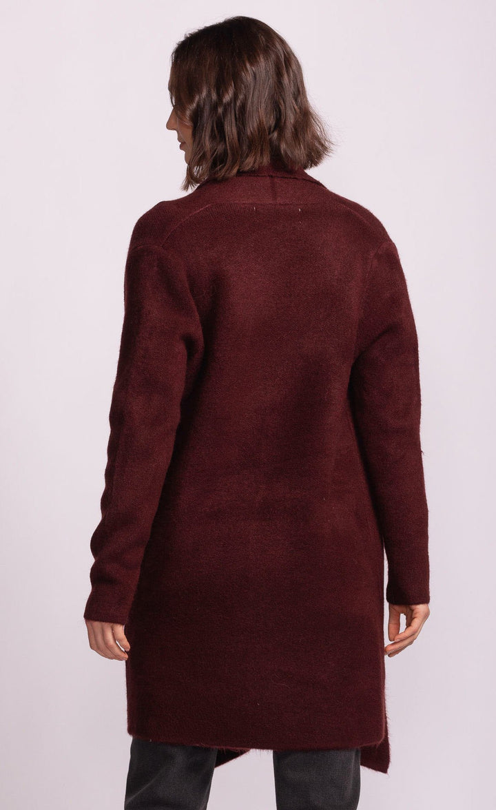 Stockport Cardigan Jacket - Deep Plum