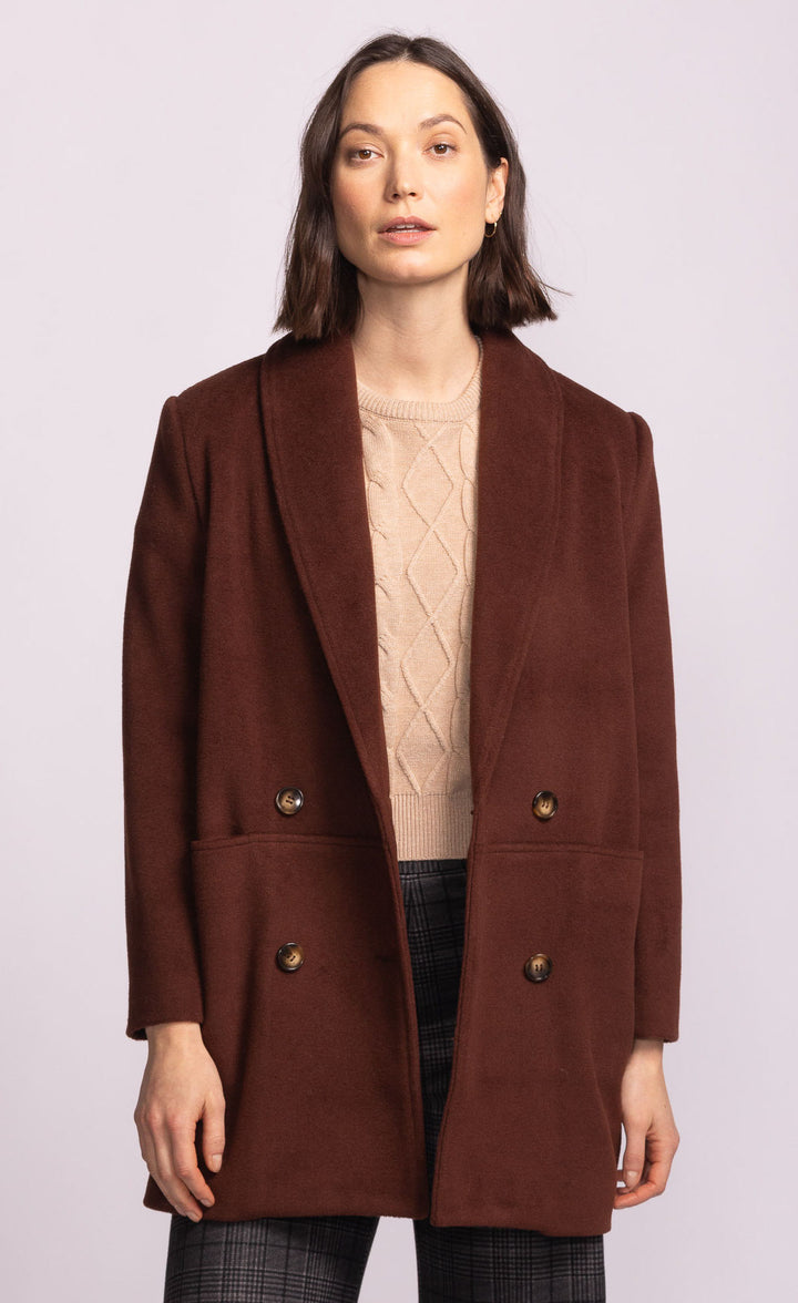 Adelaide Coat - Chocolate