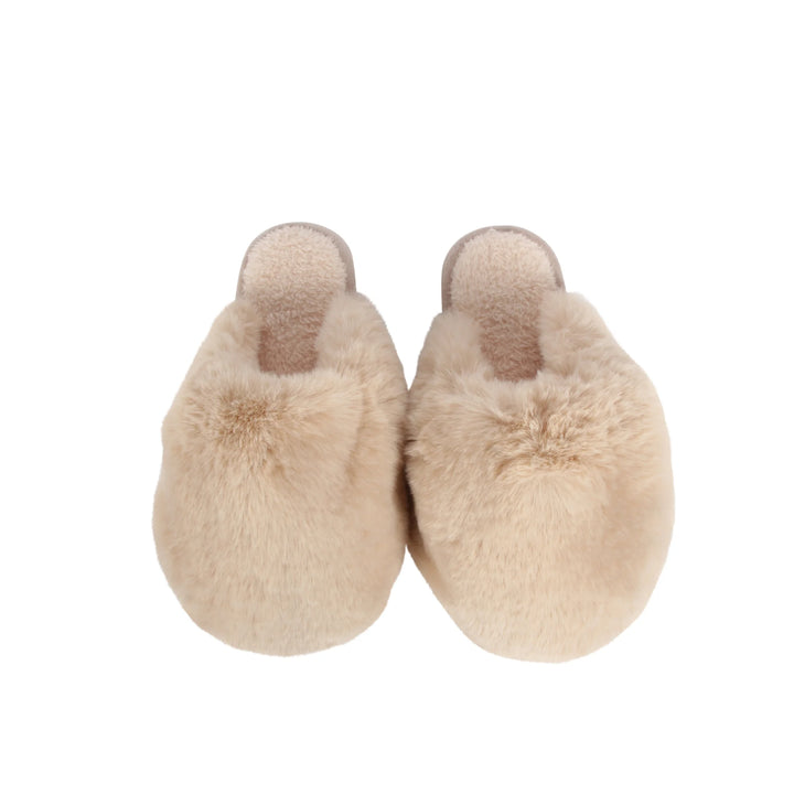Park City Faux Fur Slippers - Tan