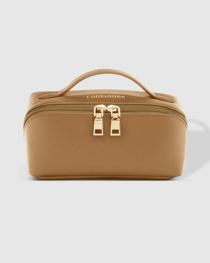 Ellis Makeup Bag - Camel
