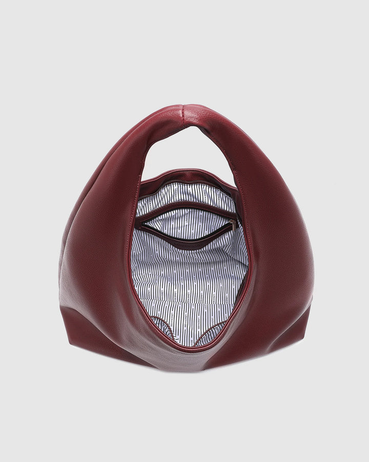 Monaco Shoulder Bag - Burgundy