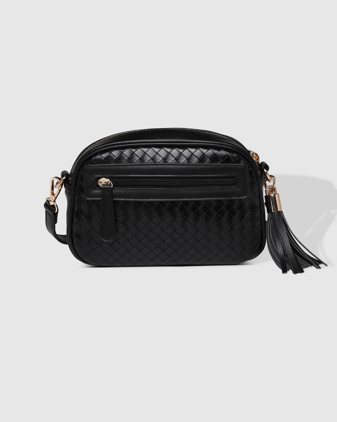 Jacinta Woven Crossbody - Black