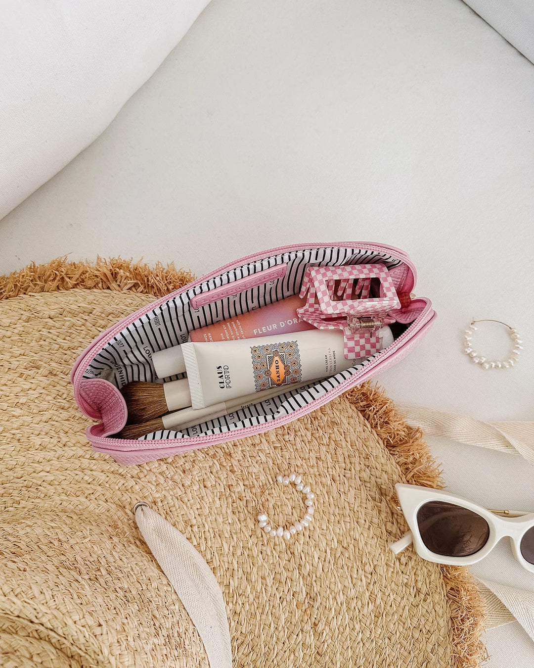 Jayne Makeup Bag - Pink