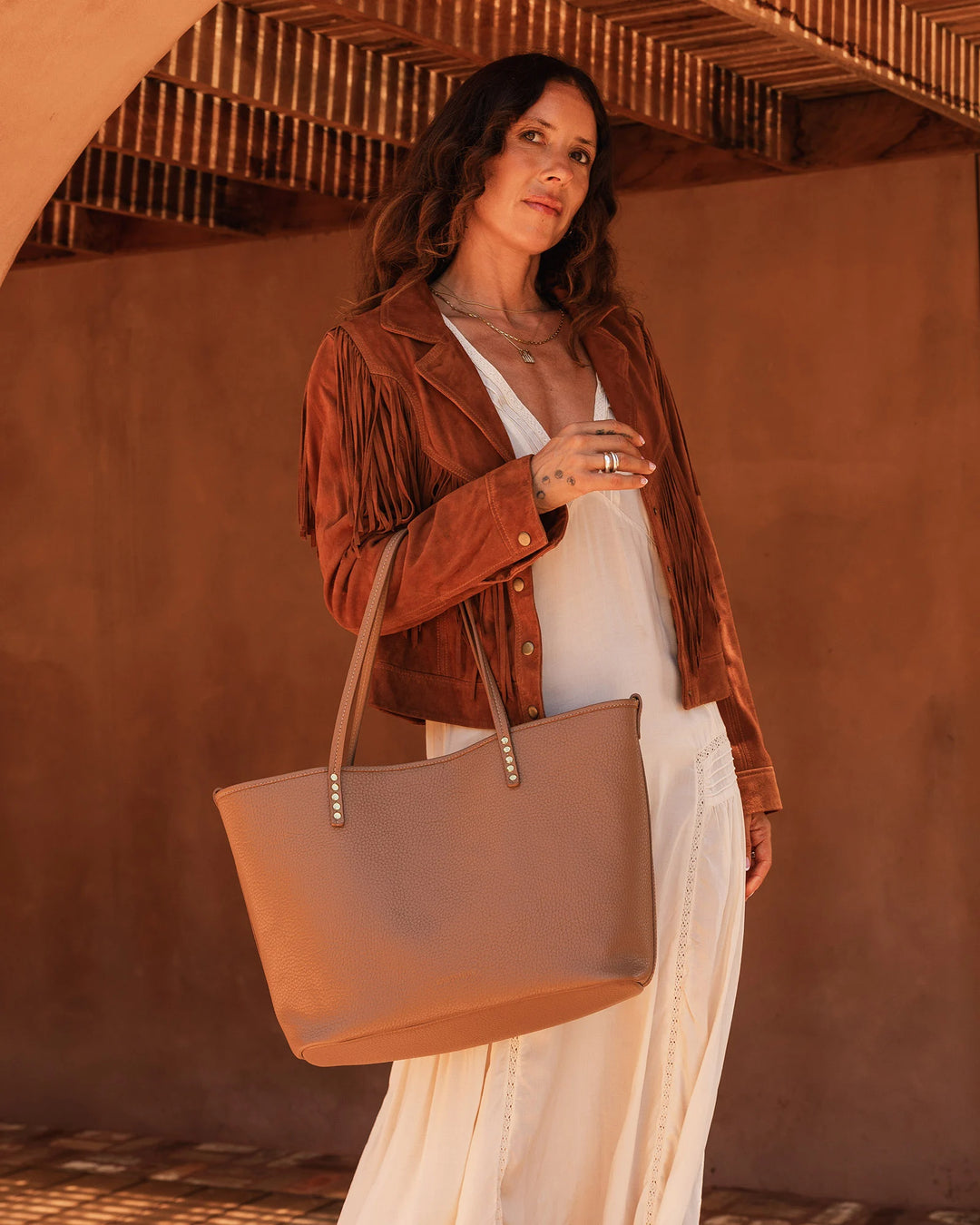 Jackson Tote - Caramel