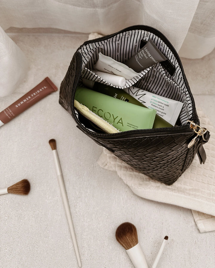 Carlo Makeup Bag - Black