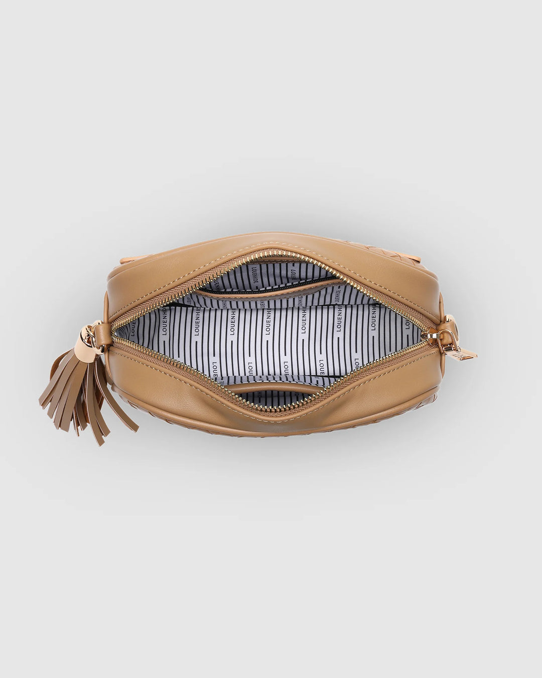 Jacinta Woven Crossbody - Camel