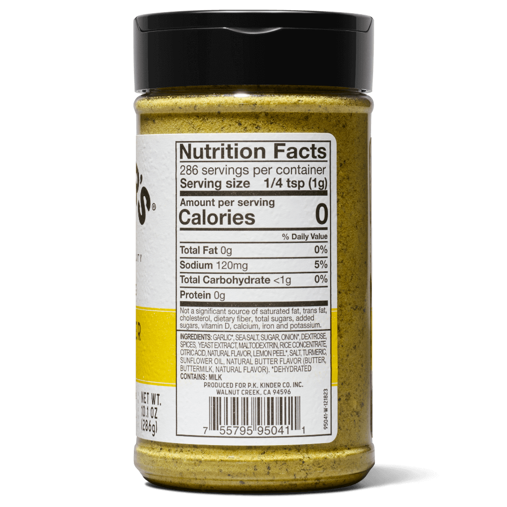 Lemon Butter Garlic Seasoning