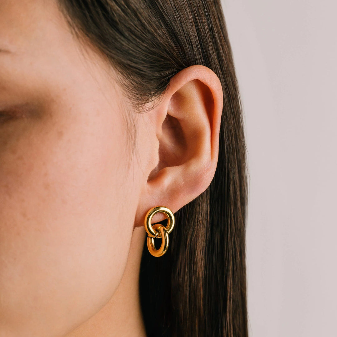 Linx Gold Earrings