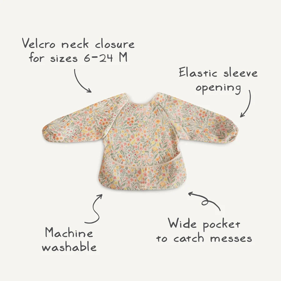 Long Sleeve Bib- Cherries
