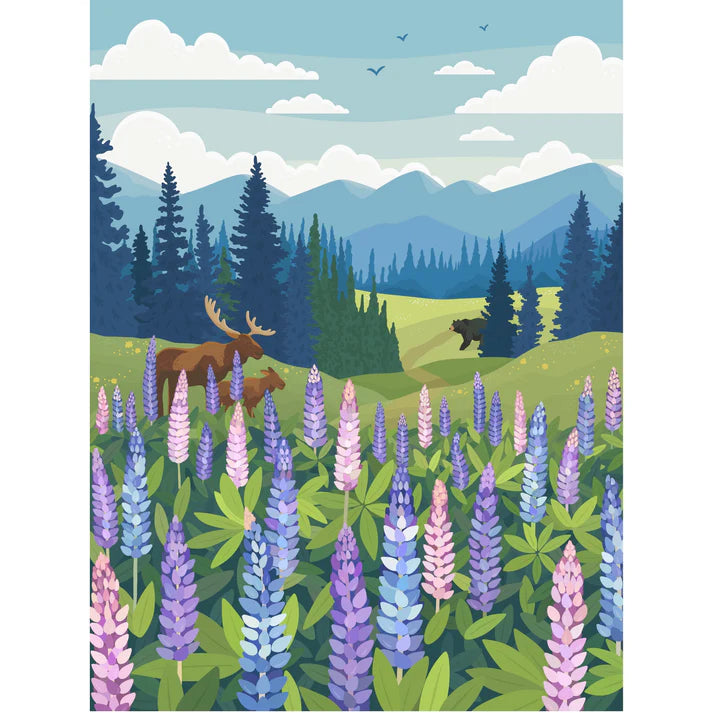 Lupines Meadow- 1000 Piece Puzzle