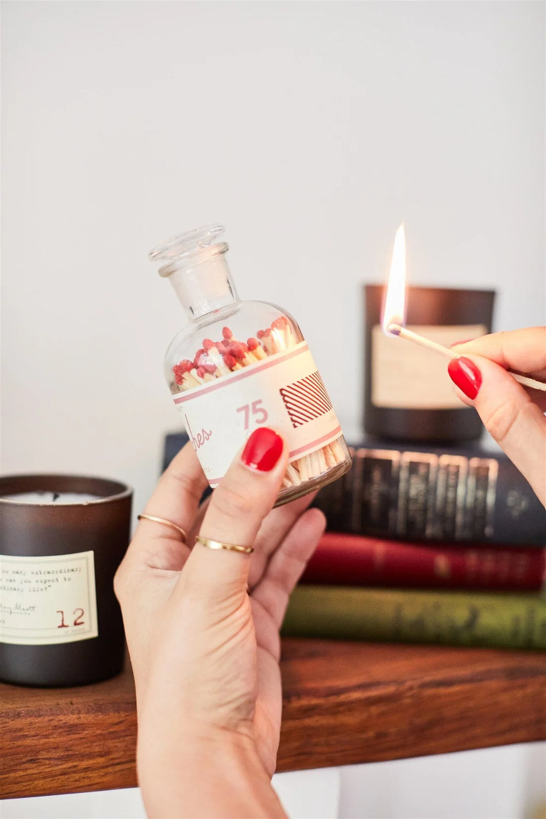 Bottle of Matches - Red