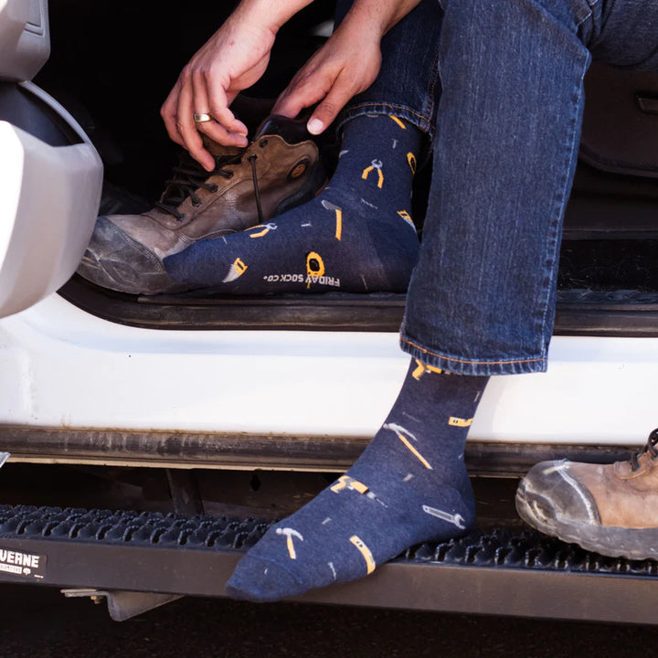 Men's Construction Mismatched Socks